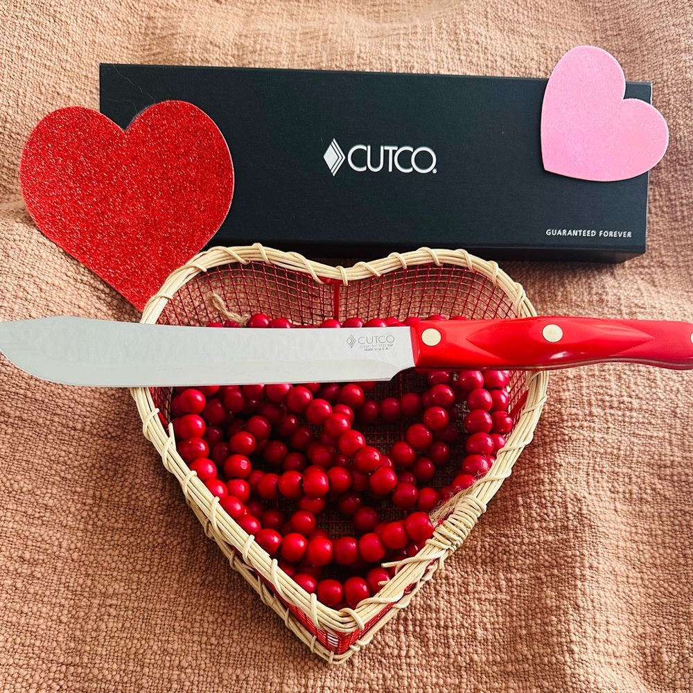 ❤️Cutco Red Handled Butcher Knife❤️